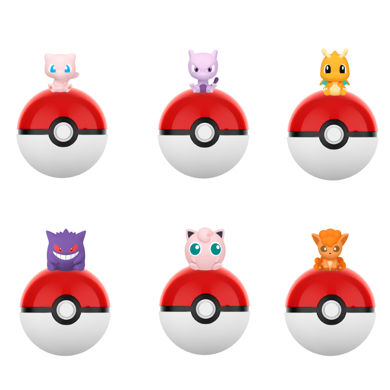 Ornament Ball Set - Pokemon Anime Poke Topu Mini Figürler