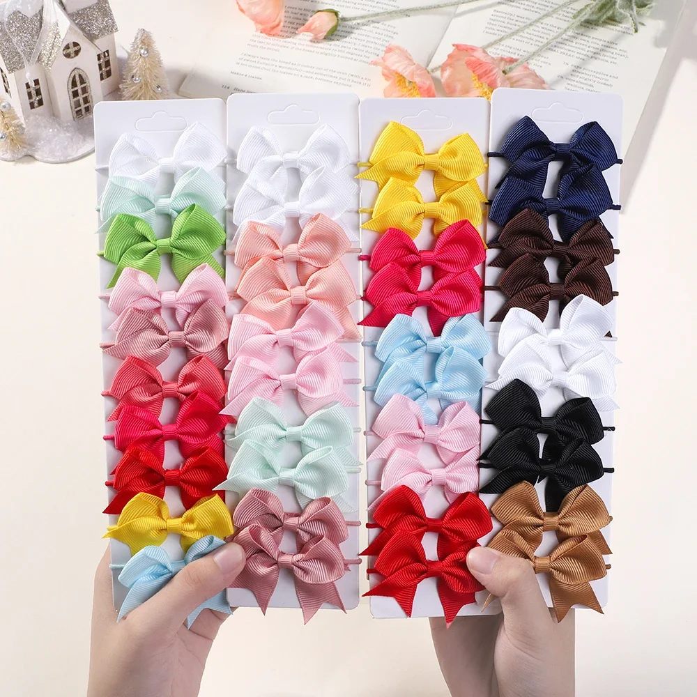 10 adet yaylar elastik saç las - Ribbon Bow Gift incelemesi ve fiyatı