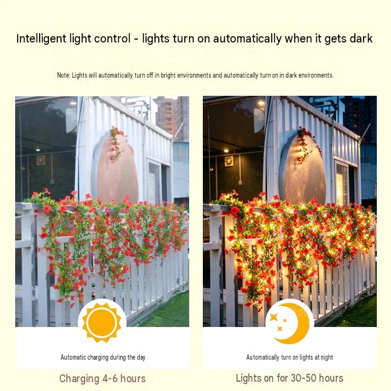 Güneş Enerjili Gül Çiçekli Çub - Christmas Lights Outdoor incelemesi ve fiyatı