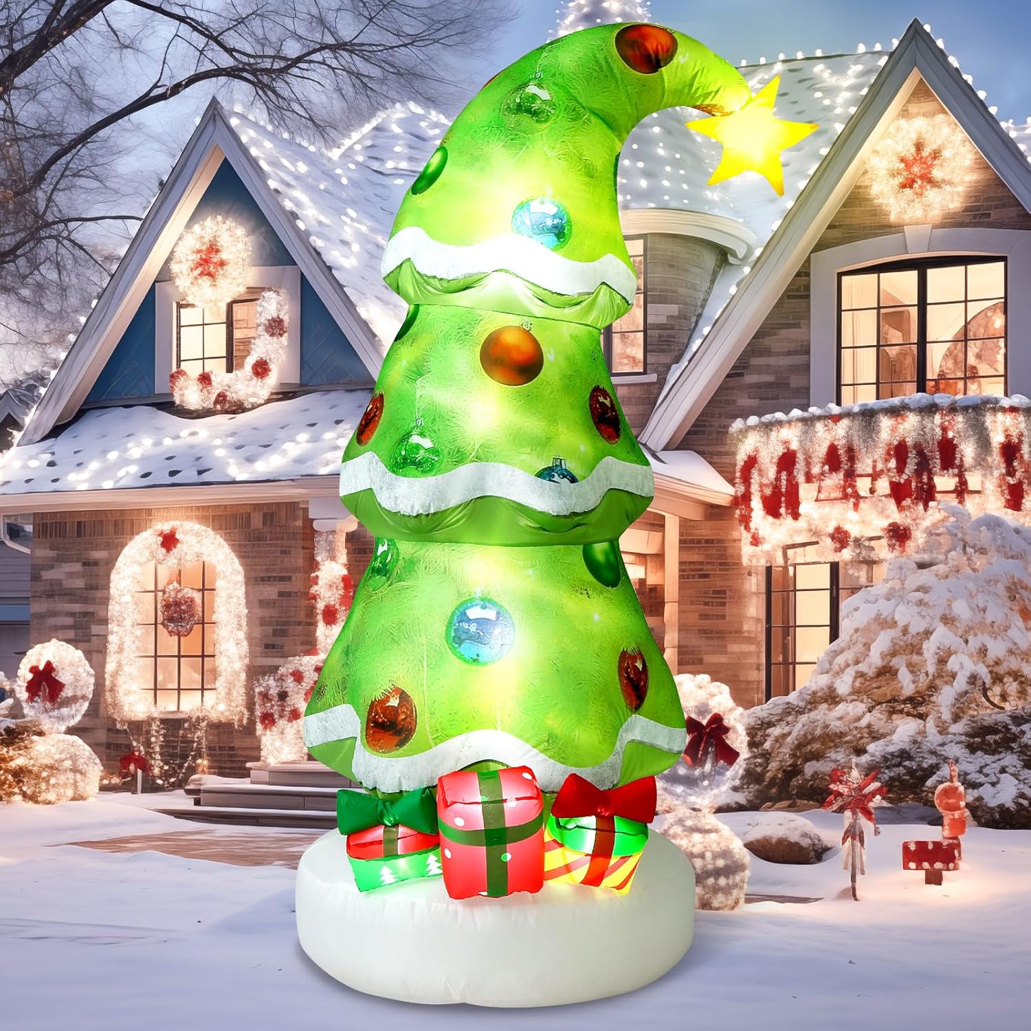 6.9ft Noel Dış Mekan Şişme Süs - Christmas Lights Outdoor incelemesi ve fiyatı