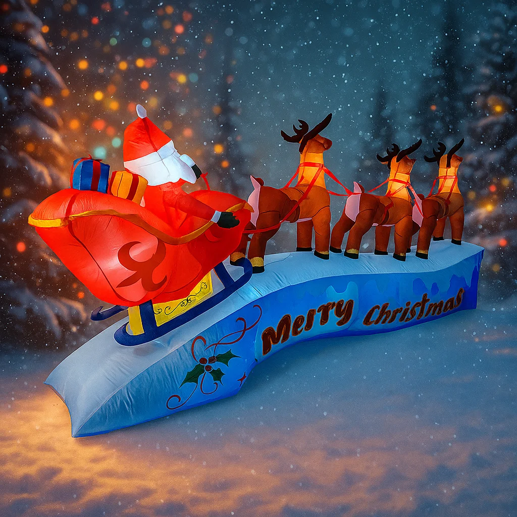11.8FT Noel Baba Ren Geyiği Kı - Christmas Lights Outdoor incelemesi ve fiyatı