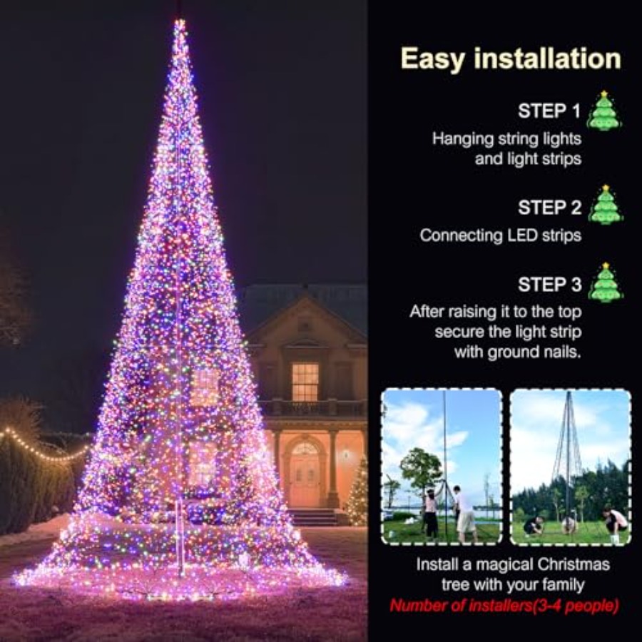 Dış Mekan Bayrak Direği LED No - Christmas Lights Outdoor incelemesi ve fiyatı